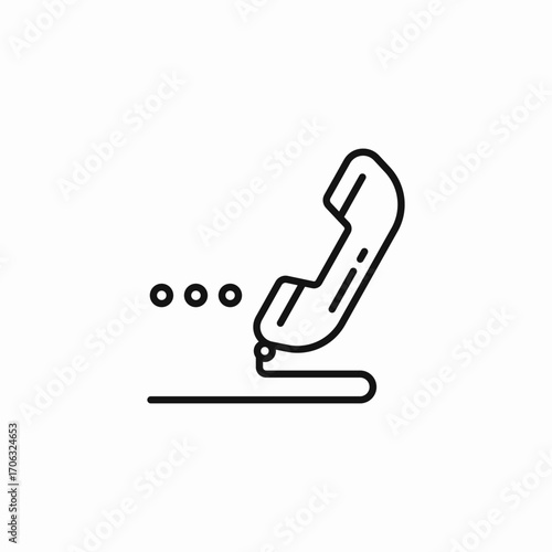 phone ringing icon icon sign vector