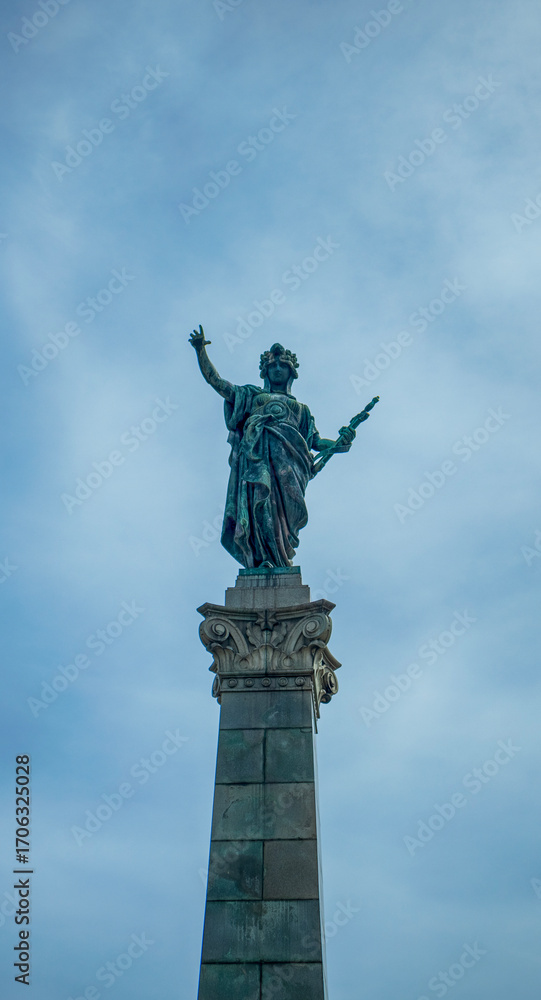 Fototapeta premium Picture of city center of Ruse in Bulgaria