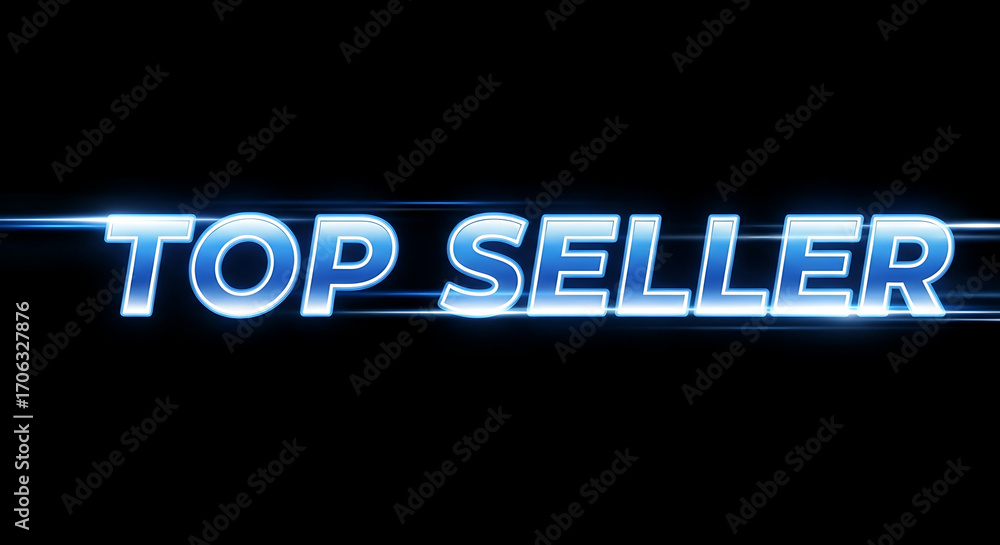 Fototapeta premium Top seller product marketing strategy best selling item promotion sales success online store business growth