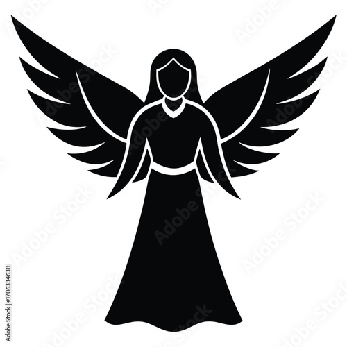 angel vector icon