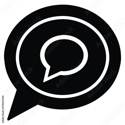 whatsapp bubble vector icon