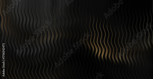 Wallpaper Mural Dark abstract background with subtle wavy lines and light Torontodigital.ca