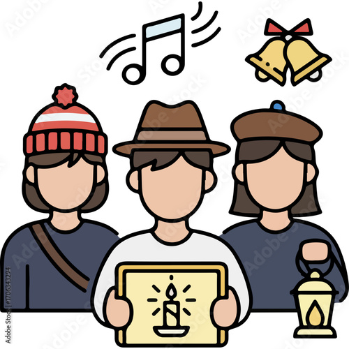 Carolers Icon