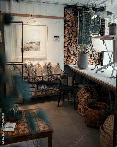 Interior shop design cosy feeling