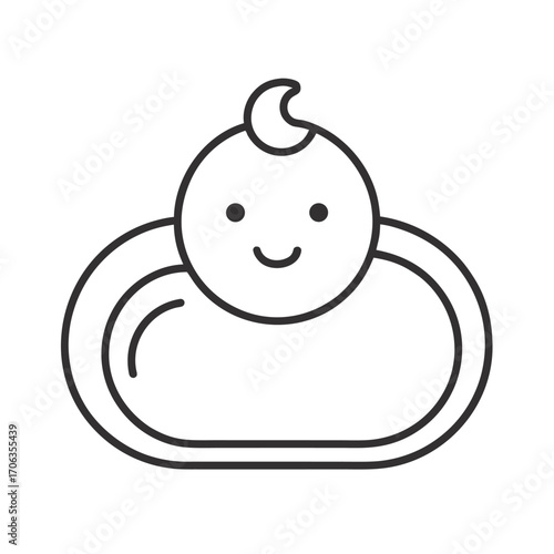 Baby soap icon