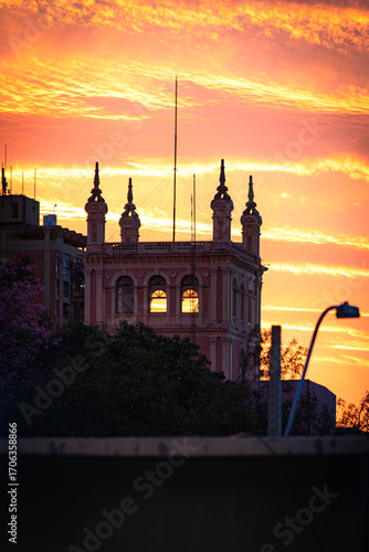 atardecer congreso asuncion primaveral