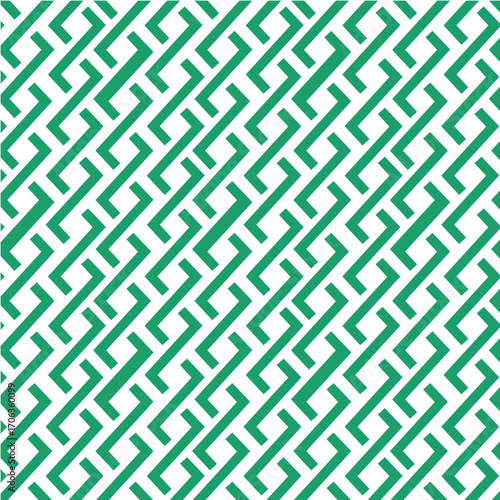 A vibrant emerald green labyrinth of interconnected lines forms a captivating diagonal pattern. This abstract design offers a sense of movement and complexity, ideal for adding a touch of contemporary