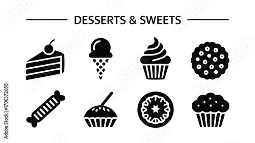 A Delicious Collection of Desserts and Sweet Treats Awaiting Your Delightful Indulgence