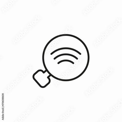 magnifying glass search icon sign vector