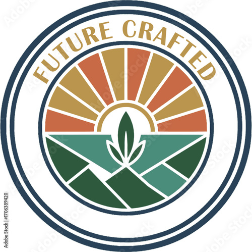 Sunrise Field — Future Crafted Agricultural Emblem
