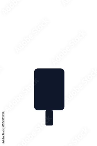 blue marker on white background