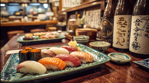 Enjoying fresh sushi at a stopover in Japan's coastal area 