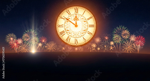 new year clock