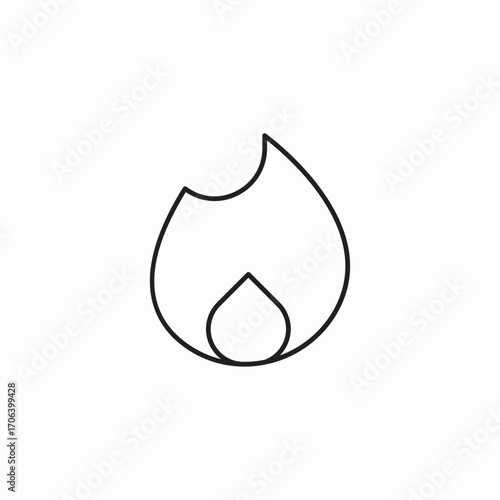 fire flame symbol icon sign vector