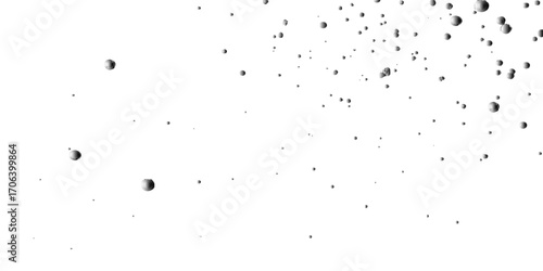 Black ink splashes and water drops create a dynamic grunge texture on a light background