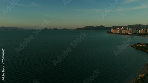 Beautiful Sunset Drone Shot