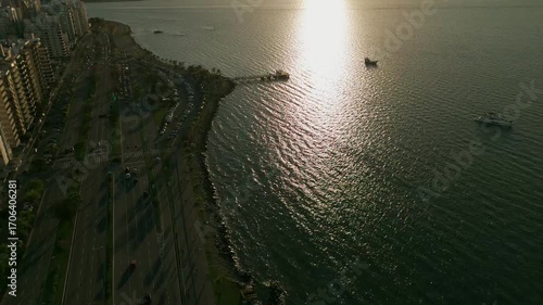 Beautiful Sunset at tghe City