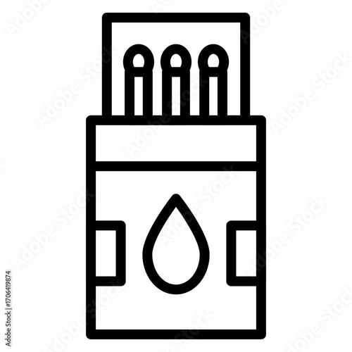 MatchesVector Line Icon Design