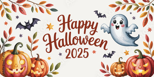 Happy Halloween 2025 Greeting Card