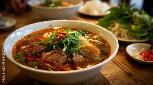  Tasting the wonderfully spicy flavors of Bun Bo Hue, a signature dish of Vietnam (1)