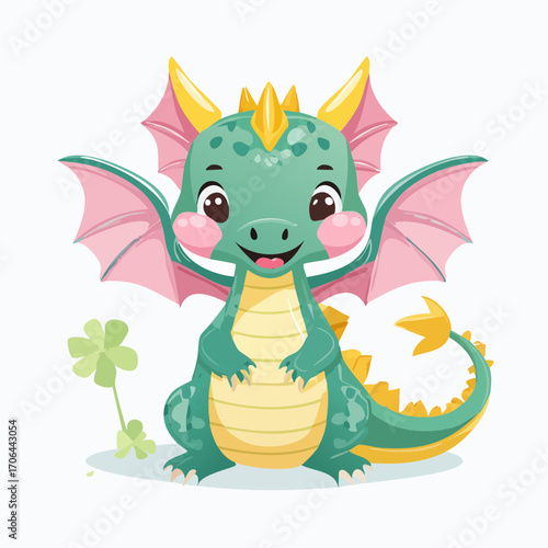 Niedlicher kleiner Drache