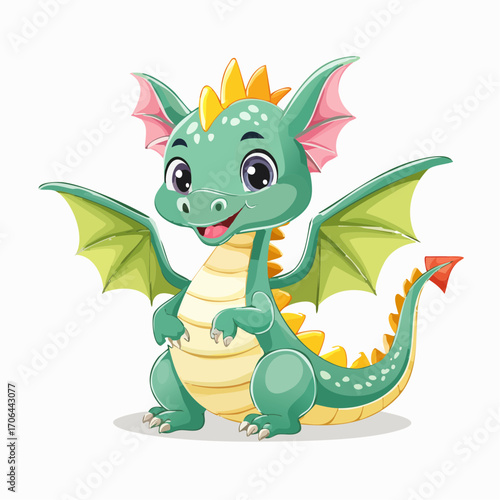 Niedlicher kleiner Drache
