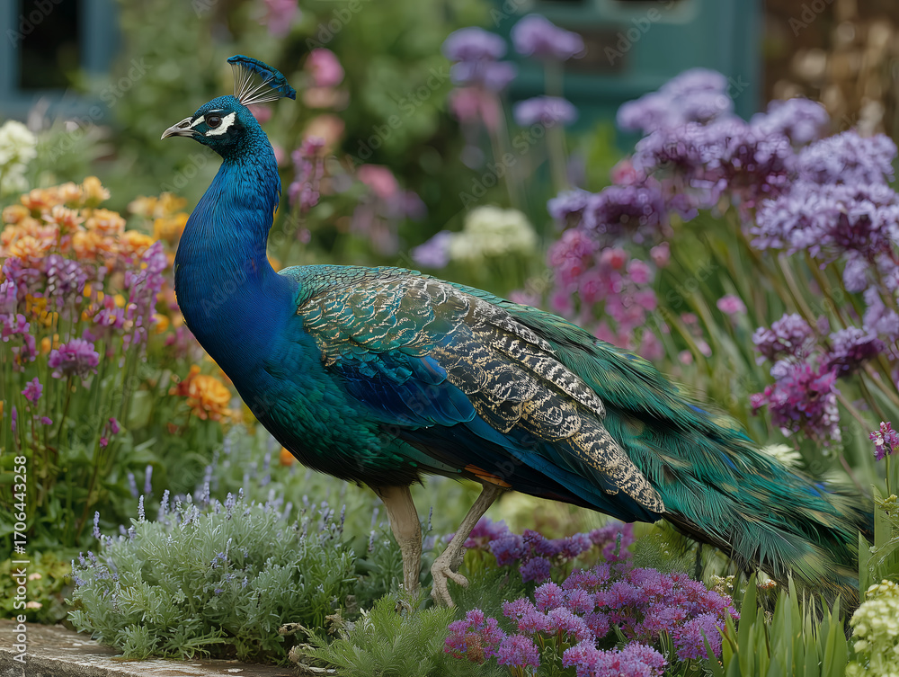 Obraz premium peacock in the garden