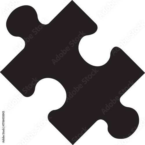Puzzle Piece Symbol: Icon of Connection, Problem Solving, and Completing the Picture
