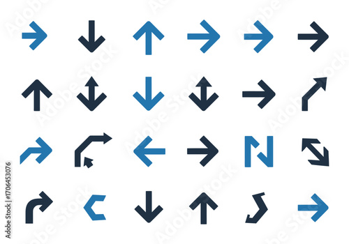 Diverse Set of Arrows Navigation & Directional Vector Graphics