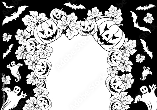 Halloween frame