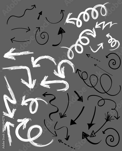 FUNKY AND HAND DRAWN ARROWS