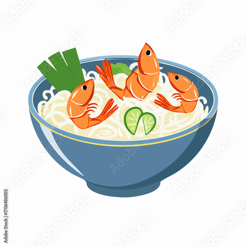 Bowl mit Garnelen