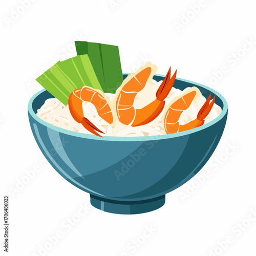 Bowl mit Garnelen