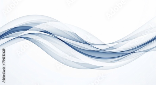 Wallpaper Mural Elegant abstract blue wave design creating a sense of calm and sophistication perfect for modern branding and marketing campaigns Torontodigital.ca