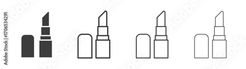 Lipstick icon style illustration. EPS 10 file