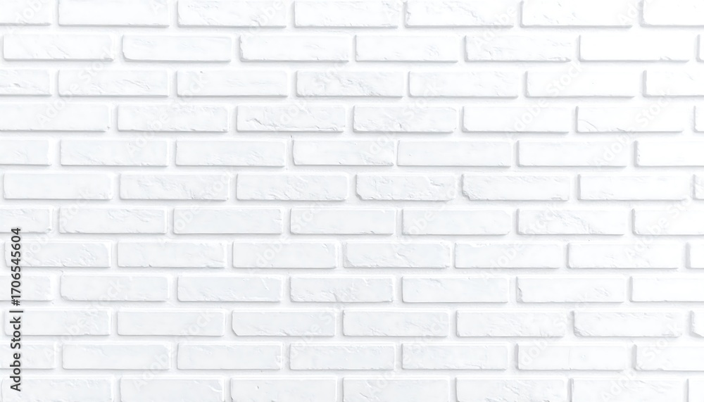 Obraz premium White brick wall texture