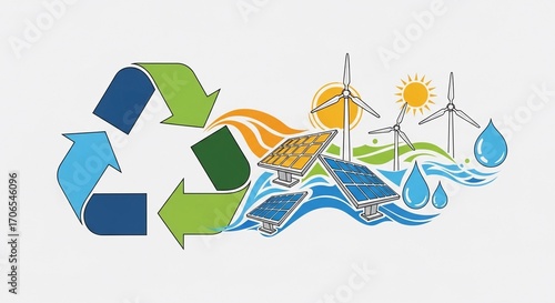 Sustainable Energy Cycle Renewable Resources and Eco-Friendly Innovation
