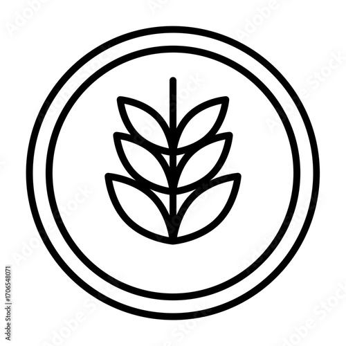 Carbohydratesvector line icon design
