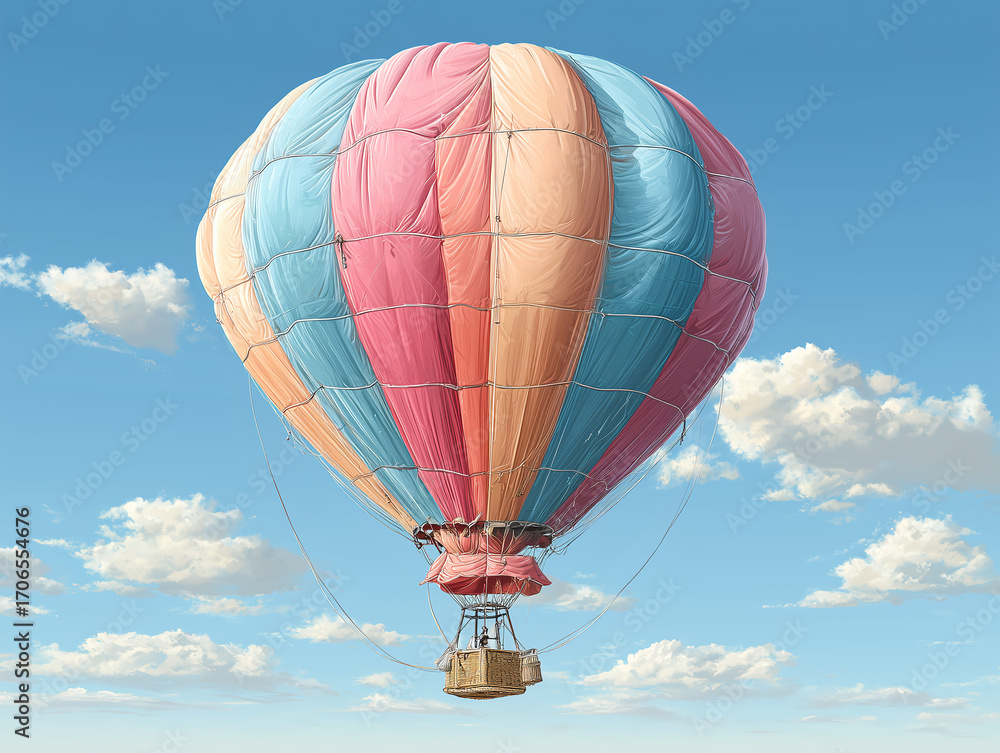 Fototapeta premium hot air balloon in sky