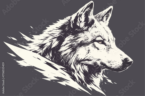 wolf vector illustration
