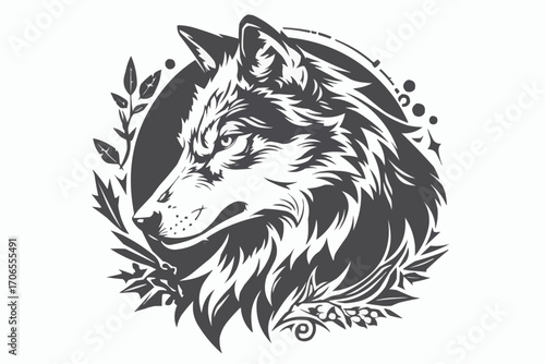 wolf vector illustration