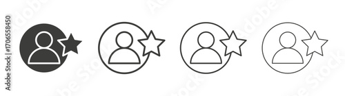 Customer satisfaction icon outline vector. Thin linear logo