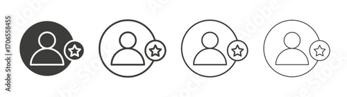 Customer loyalty icon outline vector. Thin linear logo