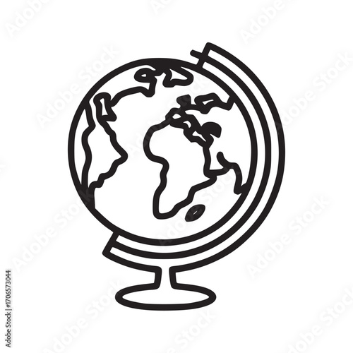 Illustration of a globe the globe is a spherical model of earth, of some other celestial body, or of the celestial sphere globes serve purposes similar to maps, but preserve the geometric relationship