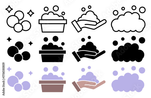 Foam icon glyph and line style pack