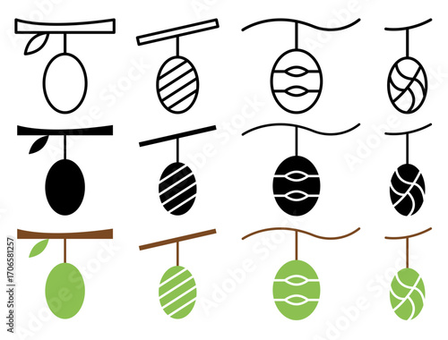 Cocoon icon glyph and line style pack