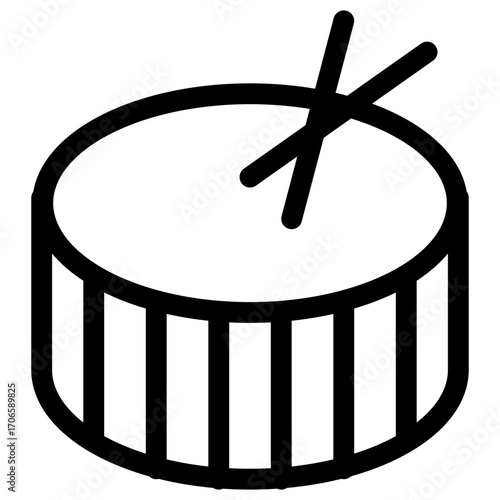 Drum Icon Illustration