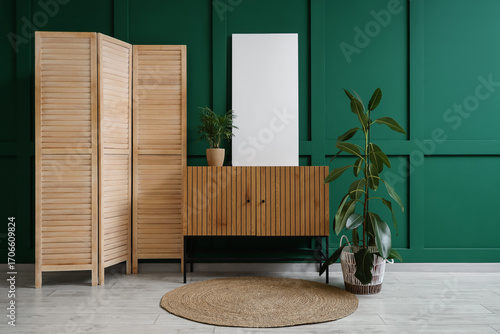 Modern interior design with...