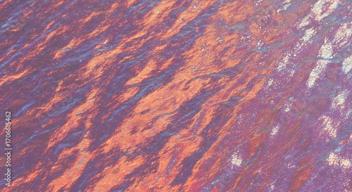 Holographic foil rainbow chrome background