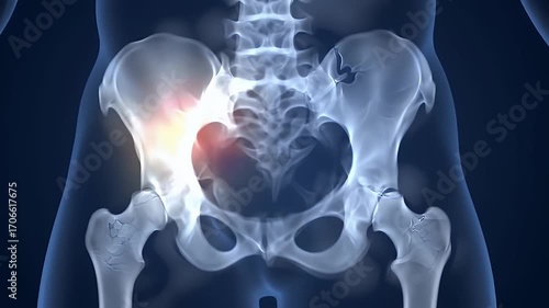 Hip Pain XRay Anatomy.